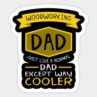 Holzwerker Dad - Geschenk Sticker